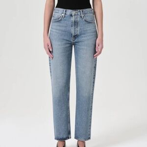 AGOLDE 90’s Pinch Waist High Rise Straight Jeans – Size 28 (Navigate)